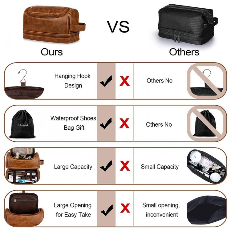 Necessaire-Masculina-Vintage-de-Couro-Sintetico-com-Forro-a-foto-3