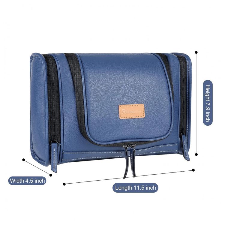 Necessaire-Masculina-Vintage-de-Couro-Sintetico-com-Forro-a-foto-3
