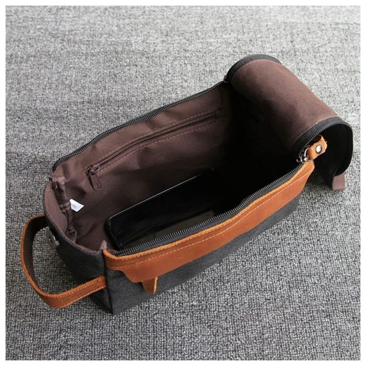 Rc-Rockcow-Necessaire-Masculina-Vintage-de-Couro-com-Forro-a-foto-3