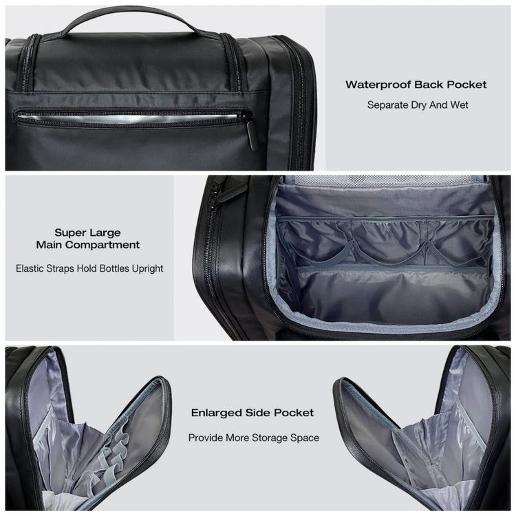 Necessaire-Masculina-Vintage-de-Couro-Sintetico-com-Forro-a-foto-3