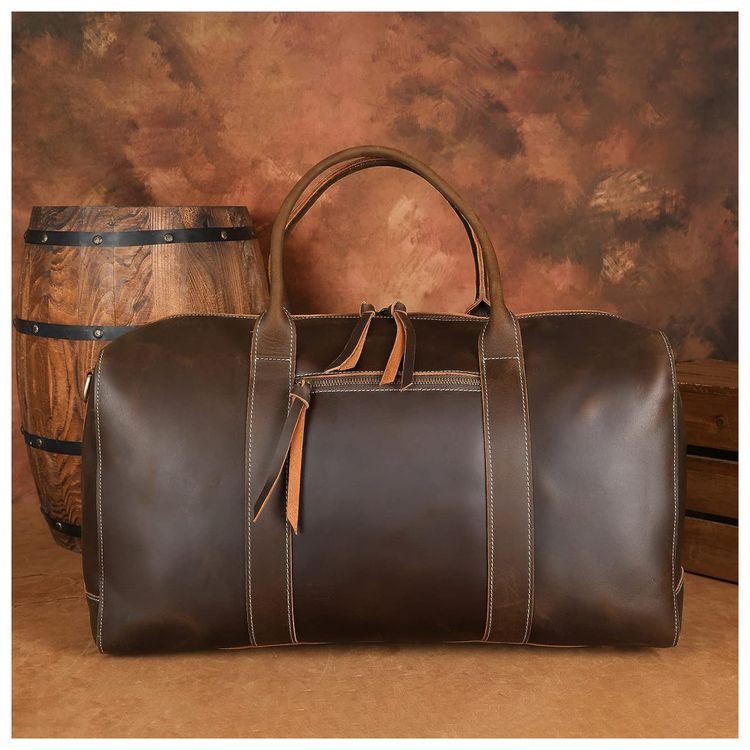 Polare-Bolsa-de-Viagem-Masculina-Classica-de-Couro--Marrom-foto-1