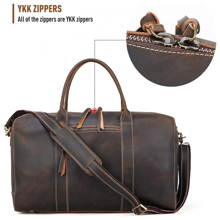 Polare-Bolsa-de-Viagem-Masculina-Classica-de-Couro--Marrom-foto-3