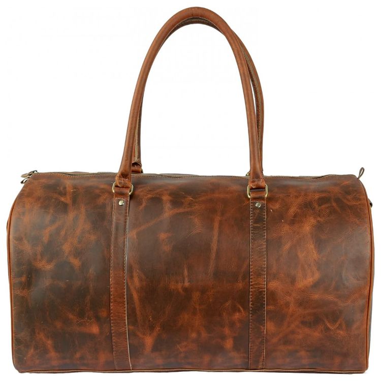 Bolsa-de-Viagem-Masculina-Classica-de-Couro-TUZECH-Marrom-foto-5