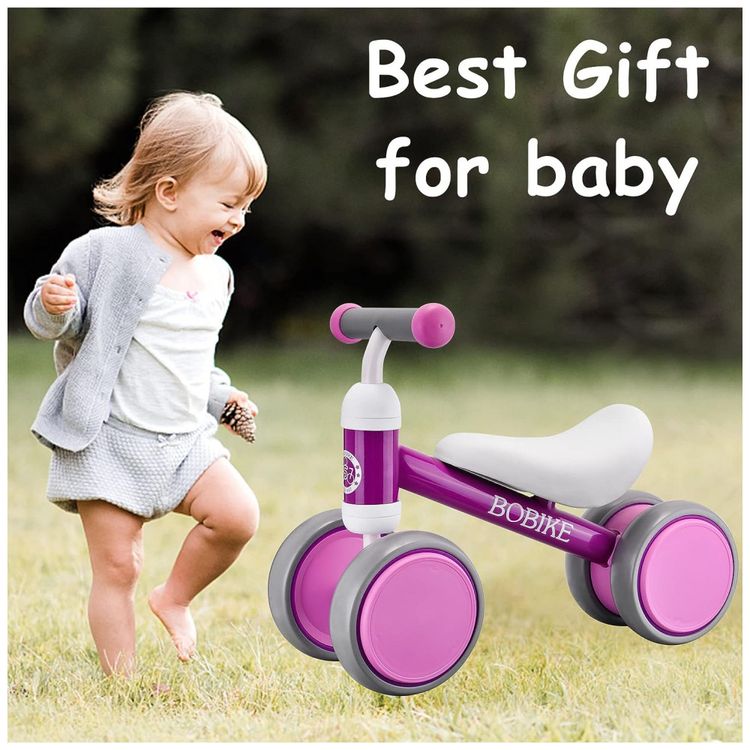 Bicicleta-sem-Pedal-Infantil-para-Bebes-de-1-a-3-anos-Roxa-foto-5