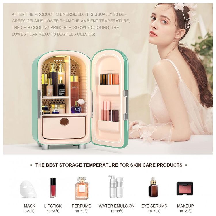 H-HUKOER-Mini-Geladeira-para-Skincare-12-Litros-Portatil-foto-1