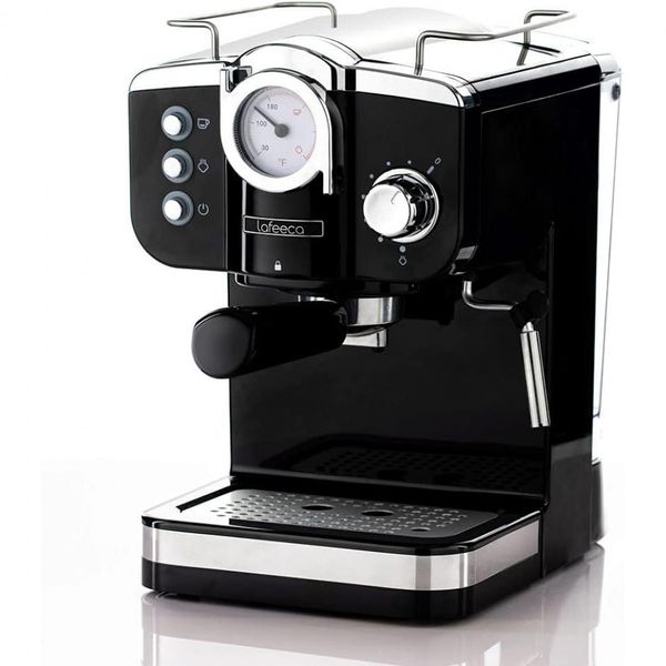 Lafeeca Máquina de Café Expresso 19 Bar Automática, Capacidade 1.2L, 110V, Creme