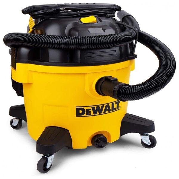 Aspirador de Pó Seco e Úmido 19L, 4CV de Potência com Extensores, 110v, DEWALT DXV05S, Preto