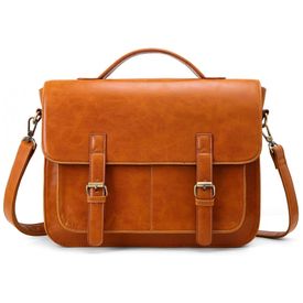 ECOSUSI-Bolsa-Pasta-Vintage-de-Couro-Vegano-para-Laptop-foto-0