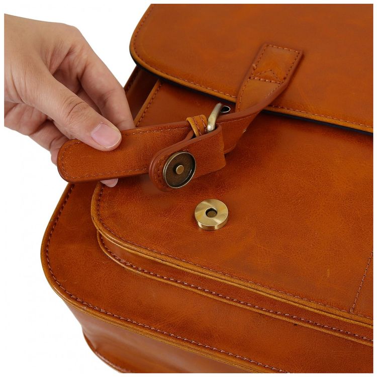ECOSUSI-Bolsa-Pasta-Vintage-de-Couro-Vegano-para-Laptop-foto-4