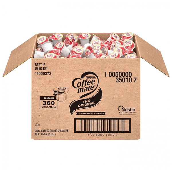 Creme para Café Sabor Original, Não Lácteo, Caixa com 360 Unidades, Nestlé Coffee Mate