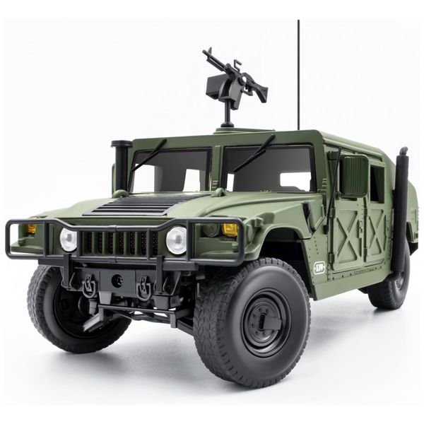 Carro Militar de Metal em Escala 1:18 Blindado, Movido a Ficção para Colecionadores, Supdex