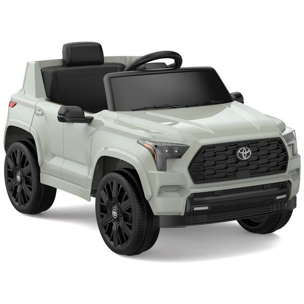 Carro Elétrico Infantil a Bateria com Controle Remoto, Suspensão de Mola, Luzes LED, Bluetooth e 3 Velocidades, 12V, Hetoy, Verde