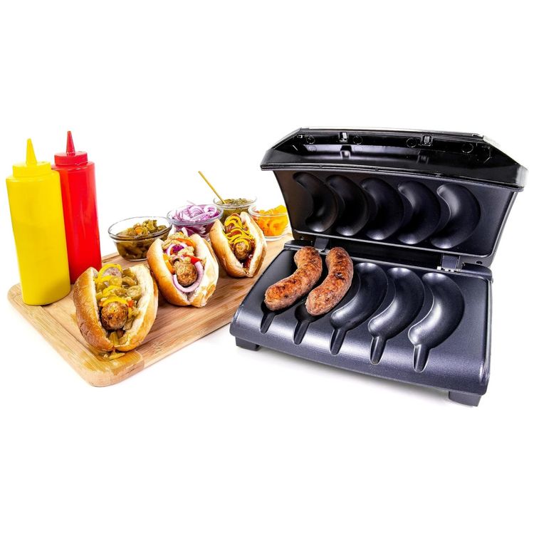 Grelhador-Eletrico-para-Linguica-com-Bandeja-Coletora-de-foto-0
