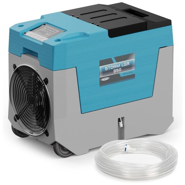 Desumidificador Industrial 85 Litros Ideal para Restauração de Danos e Prevenção do Mofo, 110V AlorAir, Azul