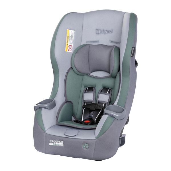 Cadeira de Bebê para Carro, Conversível 3 em 1 para Crianças de 2 a 29 kg, Baby Trend Trooper, Verde e Cinza