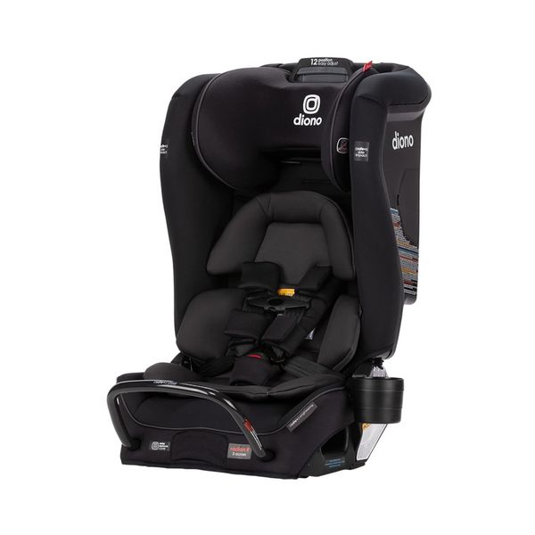 Cadeira de Bebê para Carro 4 em 1 para 10 Anos de Uso, Diono Radian 3RXT SafePlus, Preta