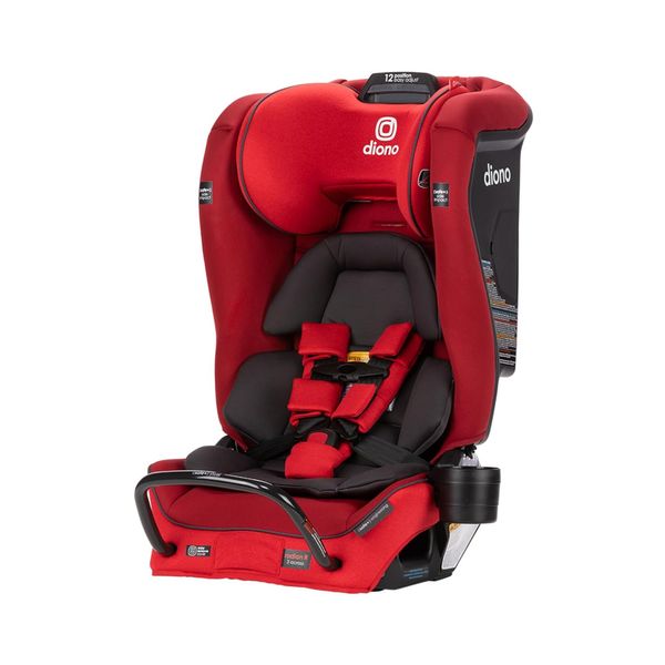 Cadeira de Bebê para Carro 4 em 1 para 10 Anos de Uso, Diono Radian 3RXT SafePlus, Vermelha