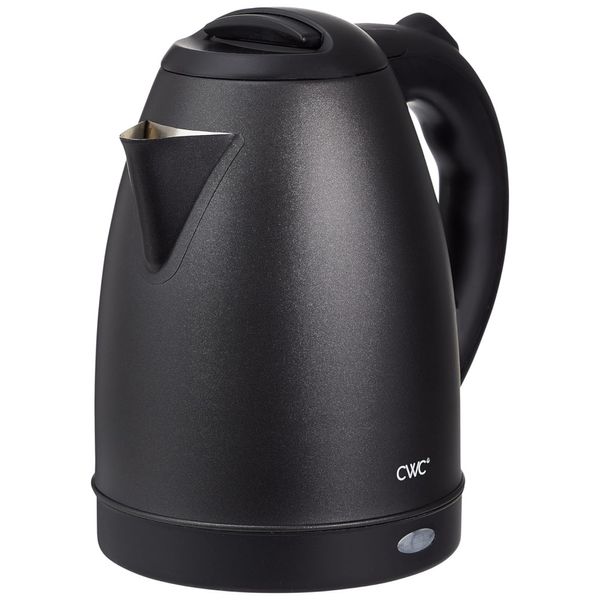 Chaleira Elétrica 1,7L em Aço Inoxidável com Fervura Rápida, Desligamento Automático e Base Giratória, 1100W, COOK WITH COLOR, Preta