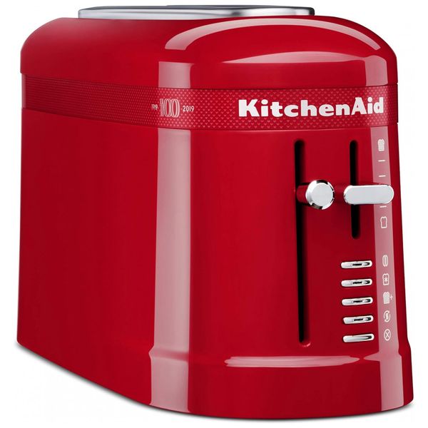 Torradeira Elétrica KitchenAid KM115QHSD Queen of Hearts de edição limitada a 100 anos, Vermelho Paixão 110V