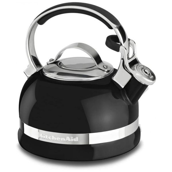 Chaleira Elétrica KitchenAid KTEN20SBOB, 1,9 Litros, Aço Inoxidável, Preto 110V