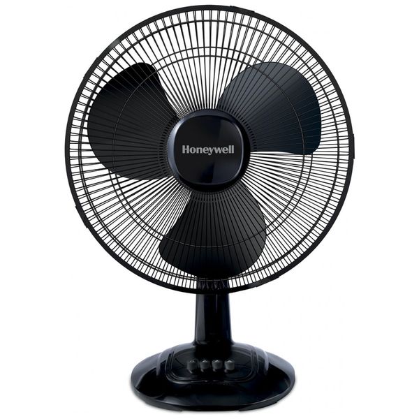 Ventilador de Mesa com 3 Velocidades, 110V, HONEYWELL HTF1220B, Preto