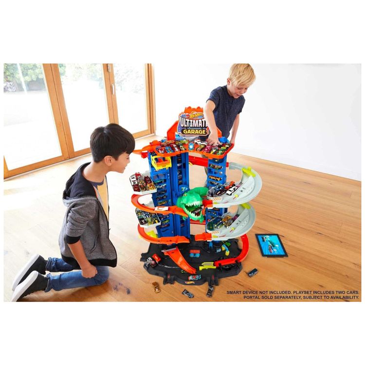 Pista-Hot-Wheels-Ultimate-Garage-com-2-Carros-de-Brinquedo-e-foto-1