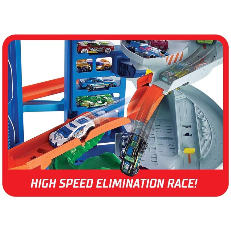 Pista-Hot-Wheels-Ultimate-Garage-com-2-Carros-de-Brinquedo-e-foto-4
