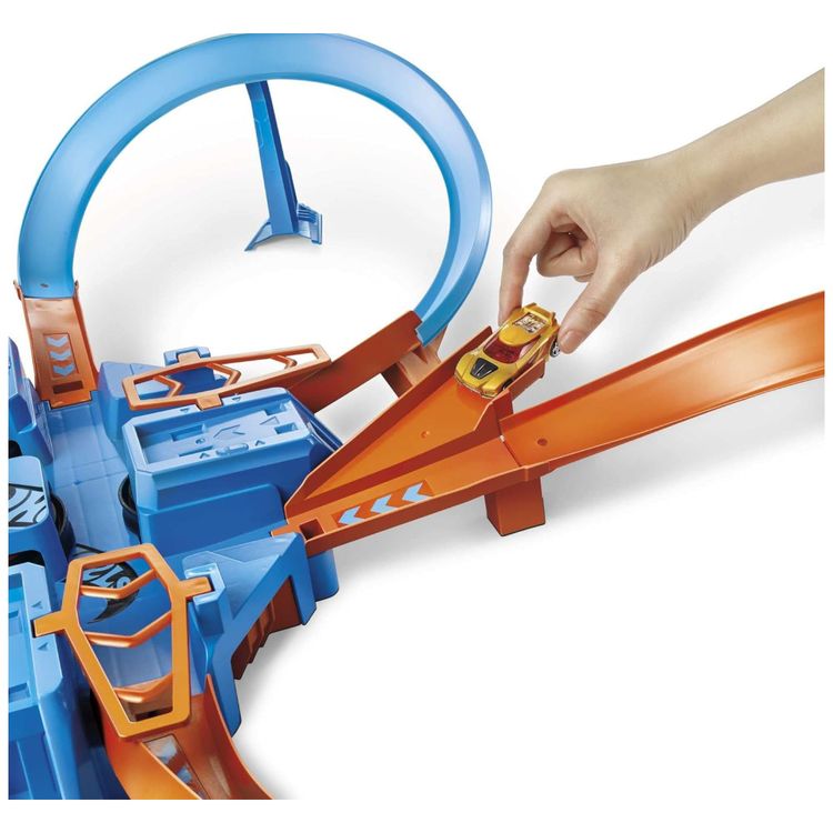 Conjunto-de-Pistas-Hot-Wheels-com-Carro-em-Escala-1-64-e-4-foto-3