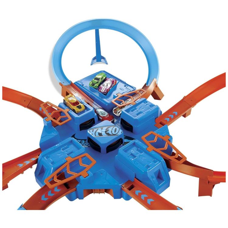 Conjunto-de-Pistas-Hot-Wheels-com-Carro-em-Escala-1-64-e-4-foto-4