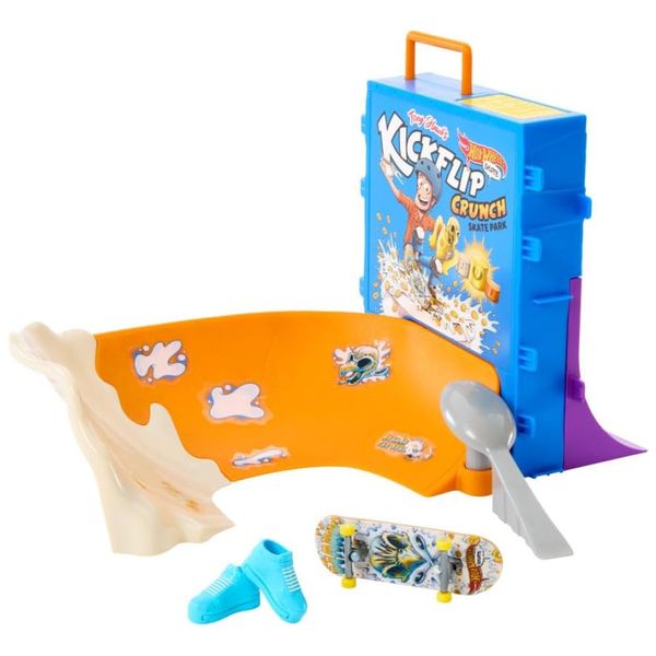 Conjunto Tony Hawk com 1 Skate de Dedos, 1 Par de Tênis, Modelo 2024, Hot Wheels