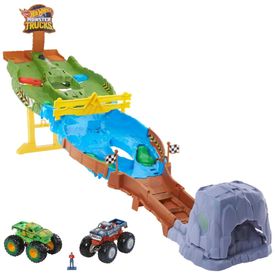 Pista-Monster-Trucks-Wreckin-Raceway-com-2-Caminhoes-foto-0