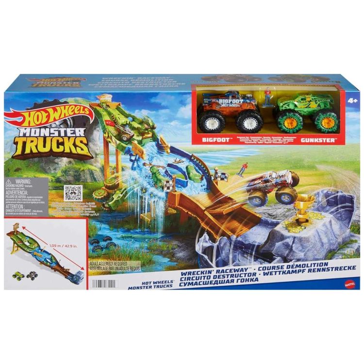 Pista-Monster-Trucks-Wreckin-Raceway-com-2-Caminhoes-foto-5