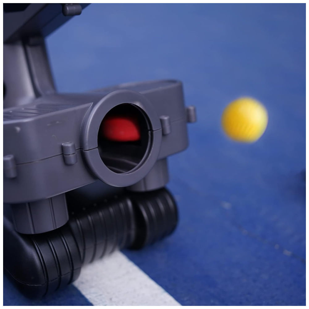 Encontraproduto.com.br - Lançador de Bolas Automático Infantil com Bolas de Pingue Pongue, Precisão de Rebatidas, Alimentada por Baterias ou Energia e Bolas, Furlihong 692BH