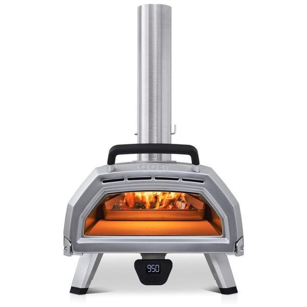 Forno de Pizza Externo Multicombustível a Lenha e a Gás, Ooni Karu 16, Prata