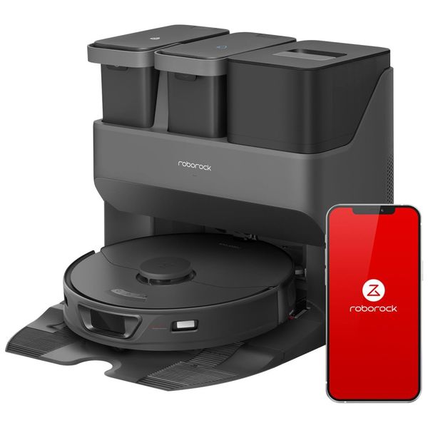 Aspirador e Esfregão Roborock S7 Max Ultra com Secagem Automática por Lavagem Tecnologia de Limpeza Avançada