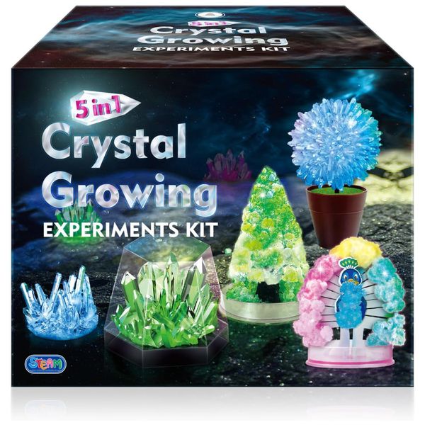 Kit de Cultivo de Cristais para Crianças Aprendizado de Ciências STEM e Presente Criativo UNGLINGA