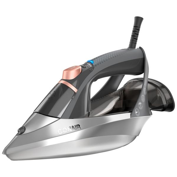 Ferro a Vapor GlideLite Profissional Conair com Tecnologia One Temp e Base Deslizante Fácil.