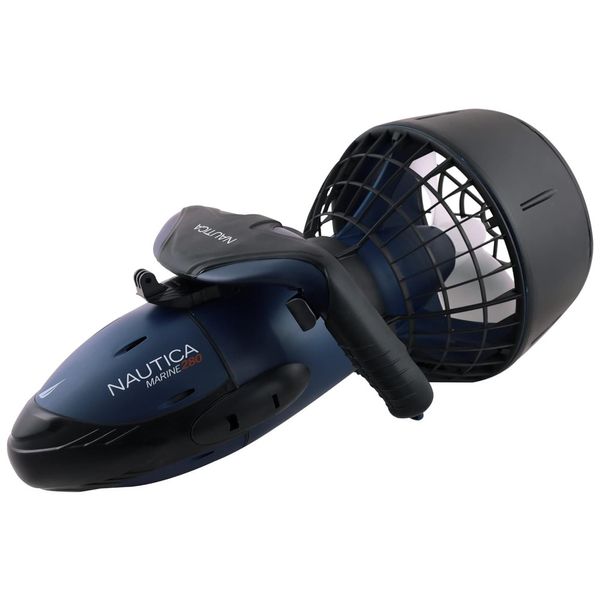 Scooter Subaquática Propulsor de Mergulho com Suporte de Câmera e Autonomia de 90 Minutos, Náutica Marine 280, Azul