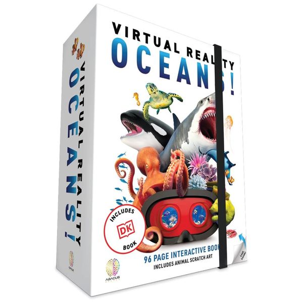 Livro Interativo de VR e Atividades STEM Explorando Oceanos Virtuais, Abacus Brands