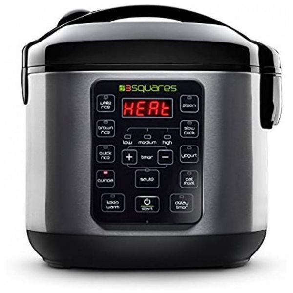 Panela de Arroz Elétrica 4.8L, com 12 Predefinições e Tela LC-foto-0