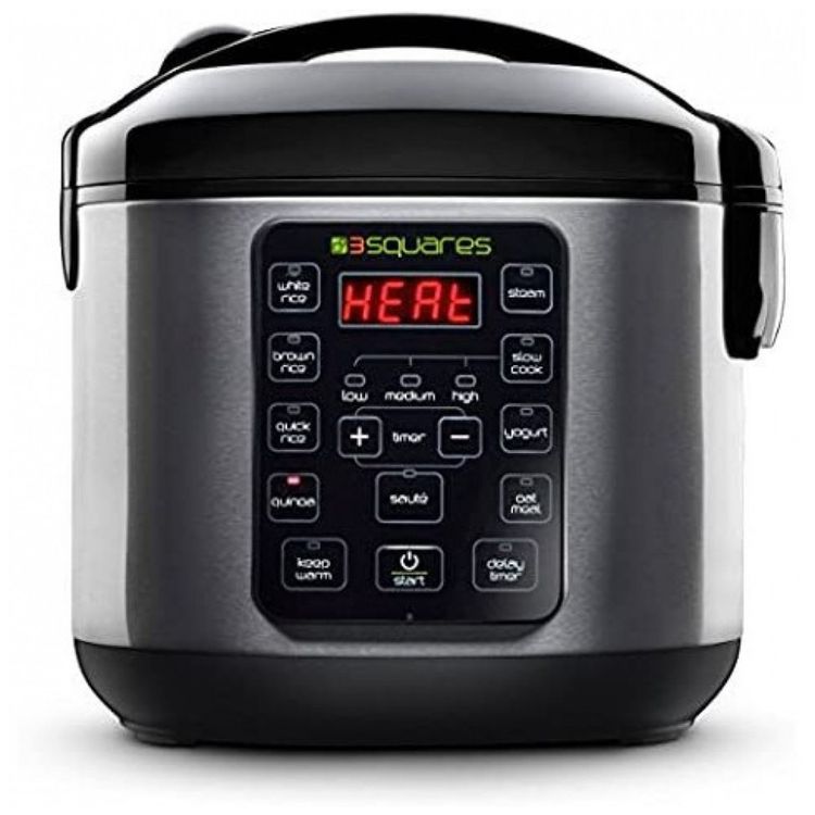 Panela de Arroz Elétrica 4.8L, com 12 Predefinições e Tela LC-foto-0
