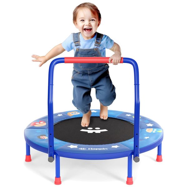 Cama Elástica Infantil Dobrável com Alça Ajustável Ideal para Crianças, Happin