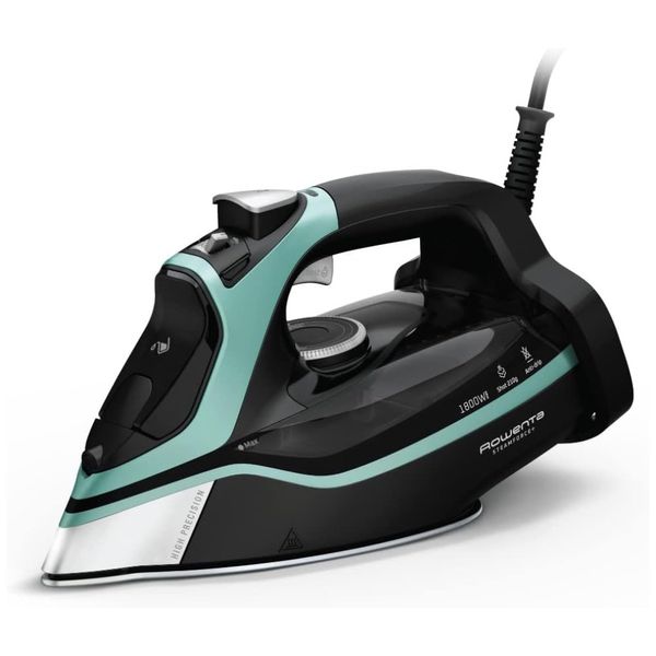 Ferro a Vapor com Base de Aço Inoxidável e 400 Furos Microsteam para Diversos Tipos de Tecido, 110V, Rowenta