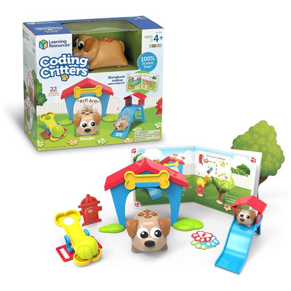 Conjunto de Codificação sem Tela para Crianças de 4 Anos, 22 Peças, Learning Resources, Em Inglês