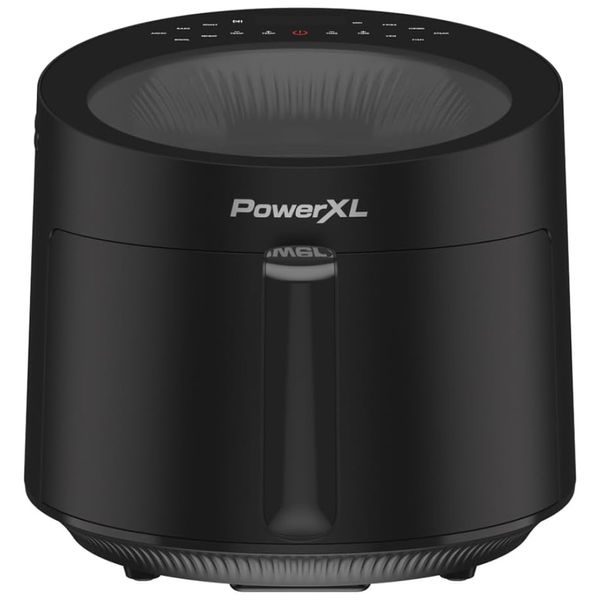 Fritadeira Elétrica Air Fryer 5L com Desligamento Automático e 12 Funções Predefinidas, 1500W, PowerXL, Preta