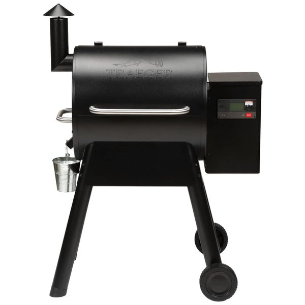 Churrasqueira á Pellet de Madeira com Controle por App, WI-FI e Superfície de Cozimento Total 3709 cm2, Traeger Série Pro 575, Preta