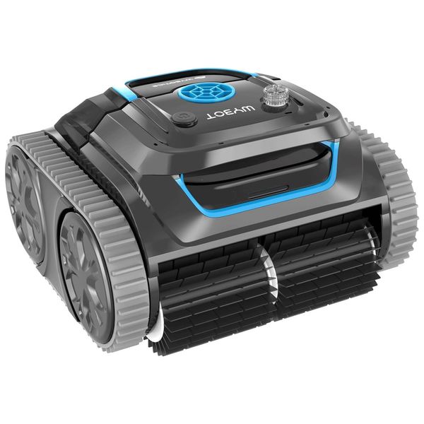 Robô Aspirador de Piscina sem Fio com Escalada em Parede, Controle por APP, Mapeamento Inteligente e Autonomia da Bateria 3H, 110V, WYBOT WY200-DWA,