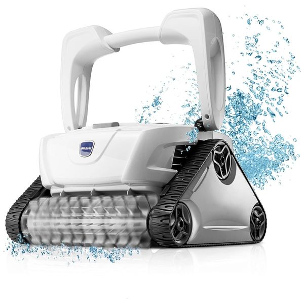 Robô Aspirador de Piscina com Cabo, Função Escalar Parede e Sucção Forte para Piscinas de 12 Metros, 110V, Polaris P825, Branco