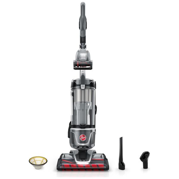 Aspirador de Pó com Fio e Filtro HEPA e Rolo de Escova Dupla, 110V Hoover UH77200V, Prata