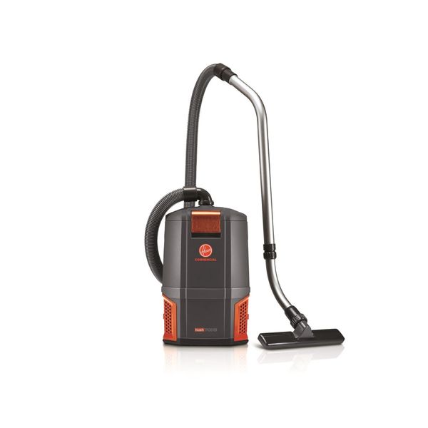 Aspirador de Pó Comercial 5,6L com Filtro HEPA, Tecnologia Hexaguard, e 2 Velocidades, 110V 1200W, Hoover Commercial, Preto e Laranja